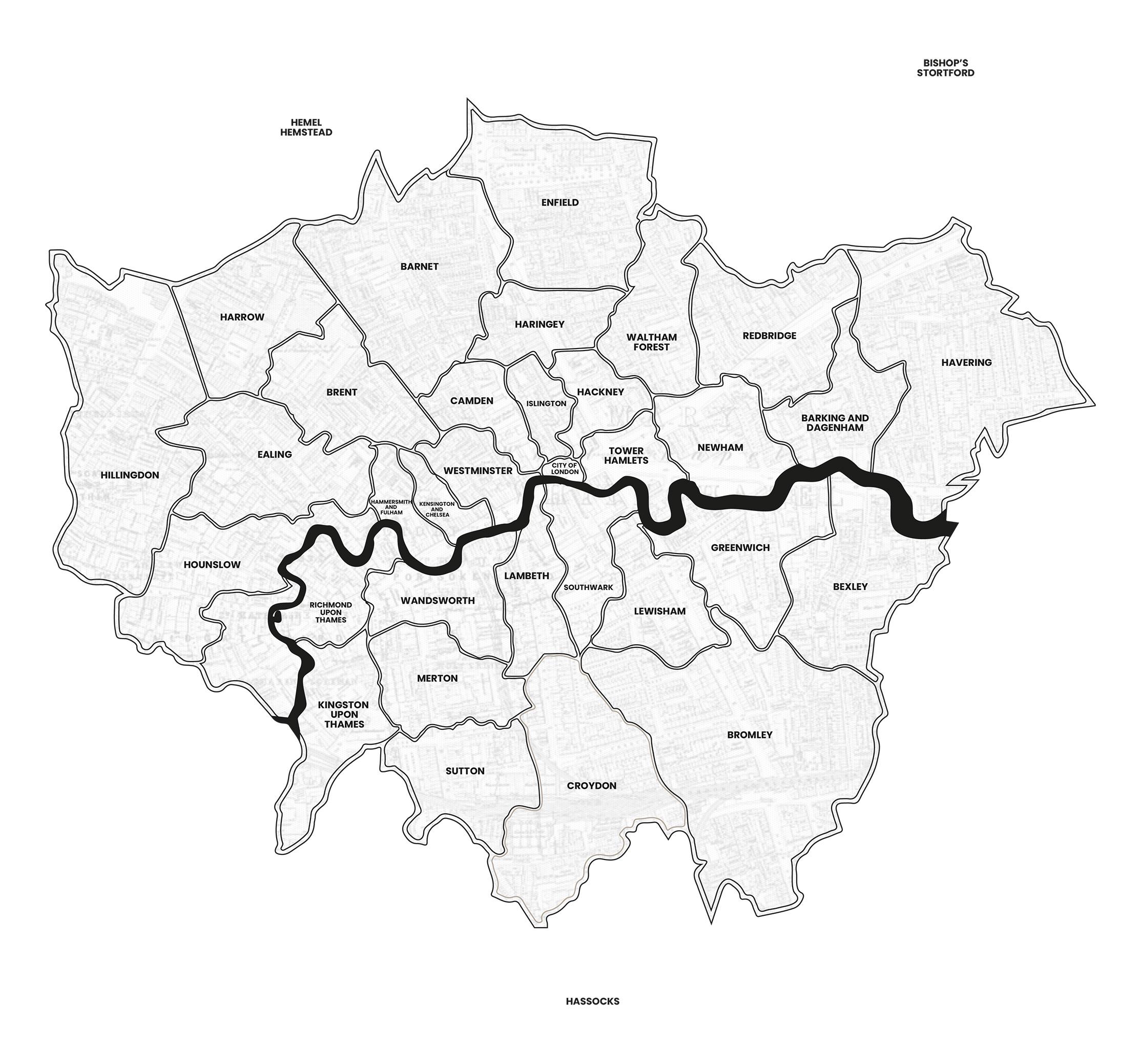 London Larder Map